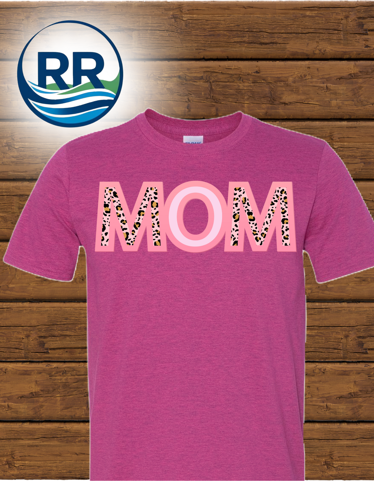 Heathered Hot Pink Mom