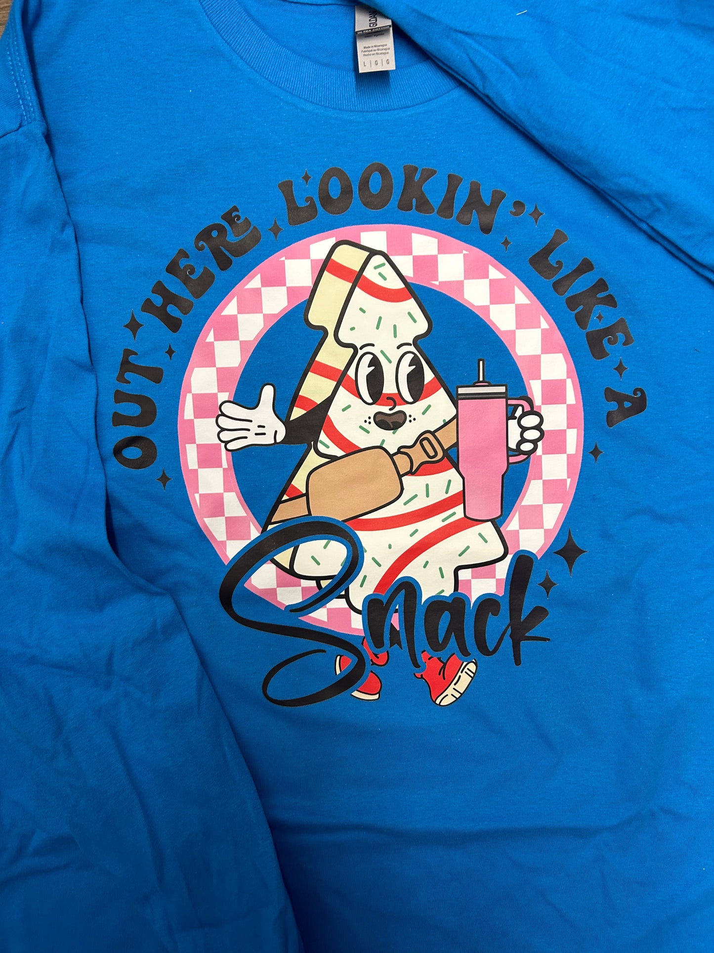 Pink Snack Long Sleeve T-Shirt*