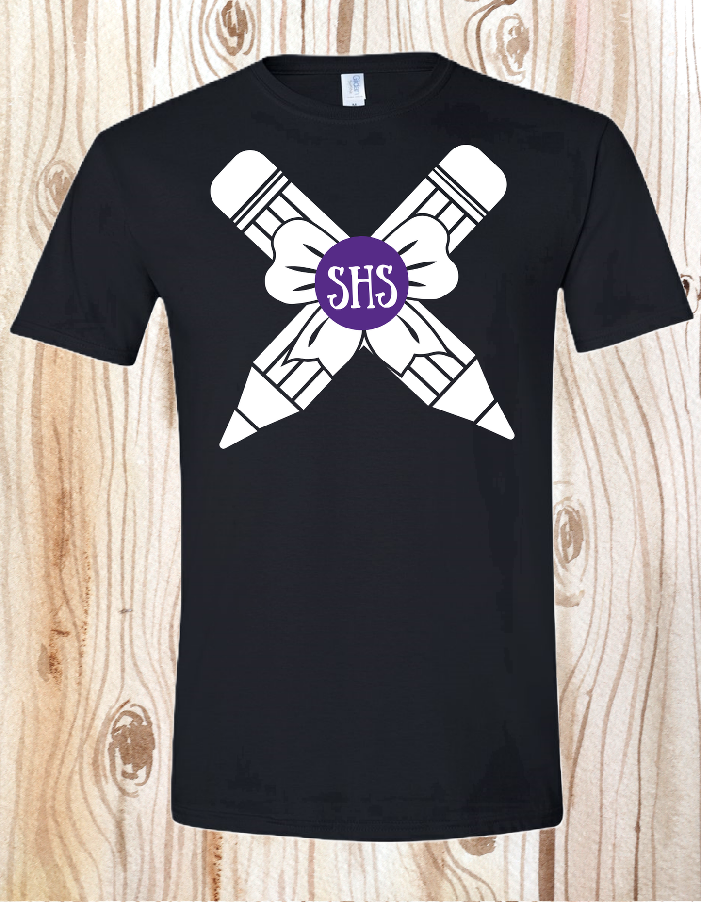Custom Monogram Pencil Tee