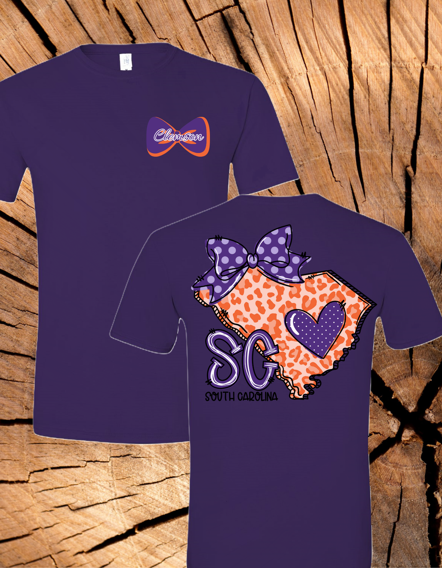Clemson Whimsical Tee