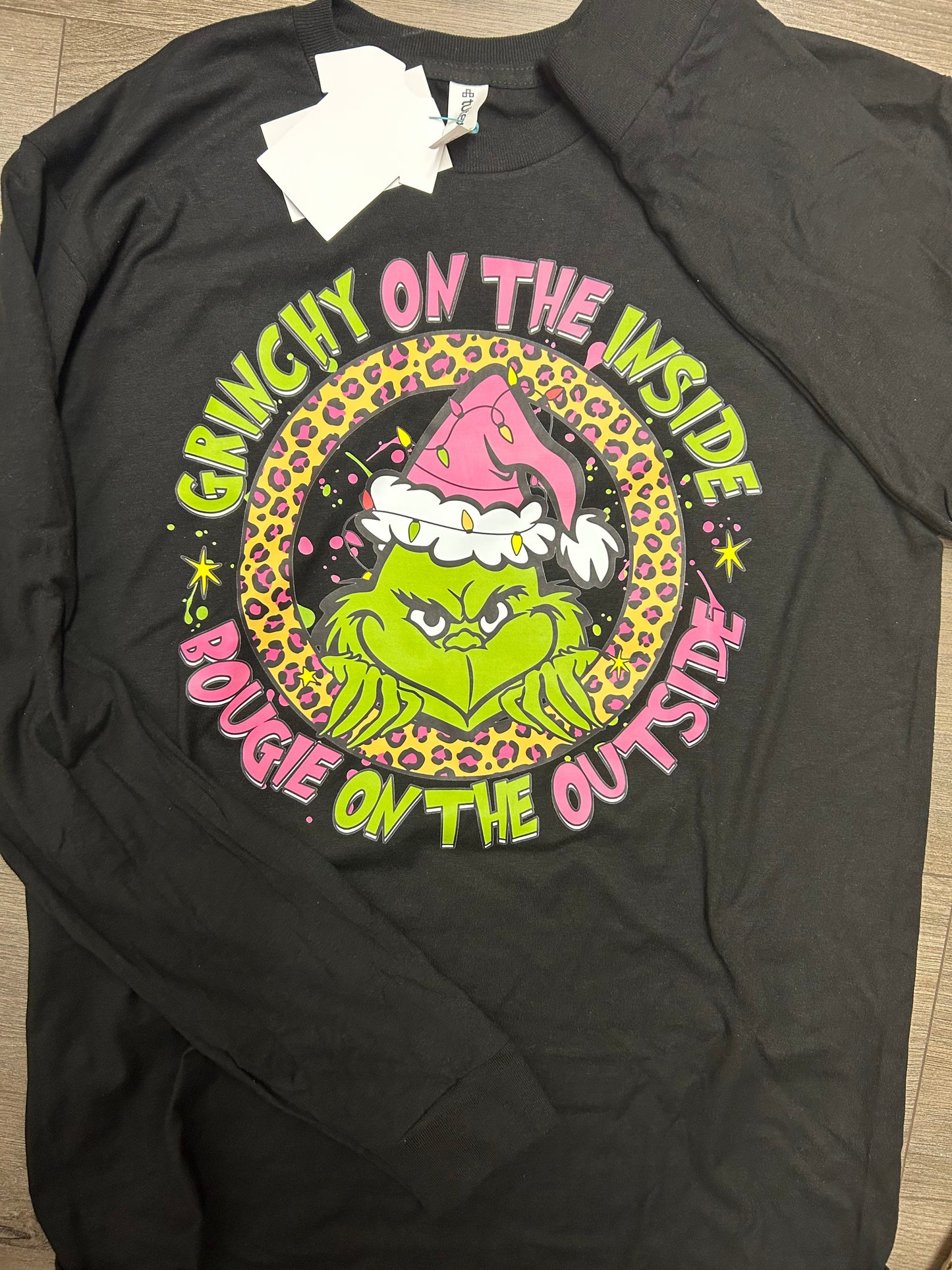 Grinchy & Bougie Shirt, Black*