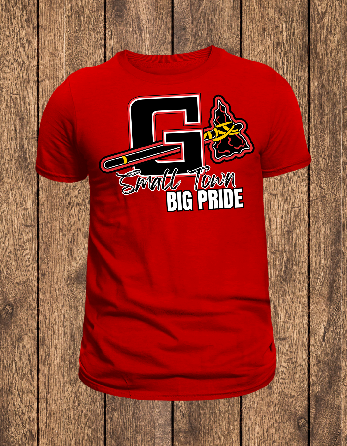 Gilbert Front Only Small Town Big Pride Tee