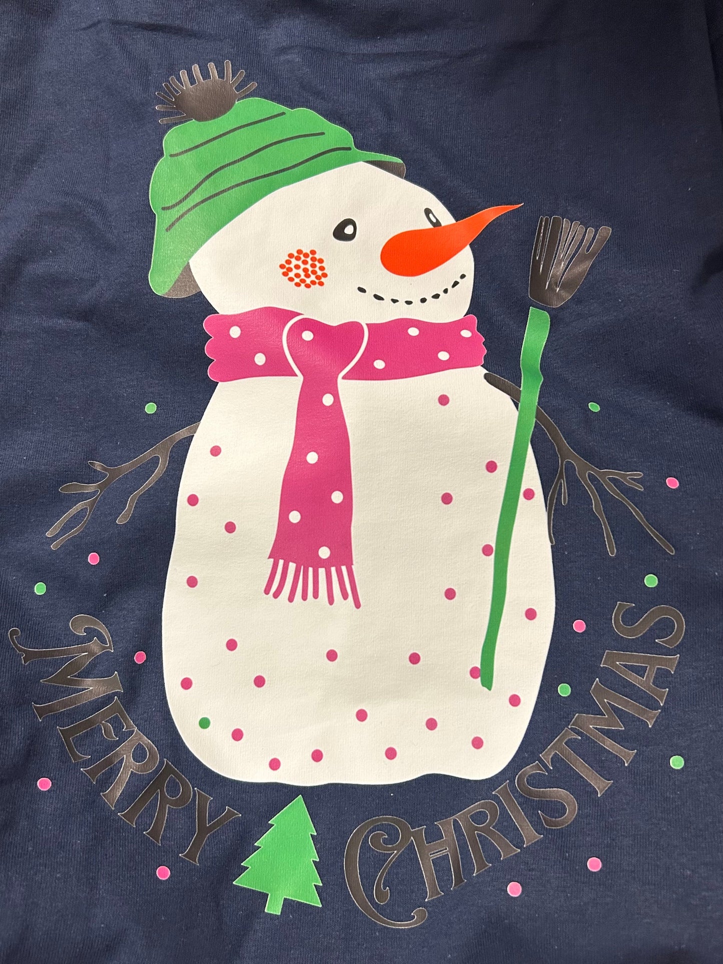 Rinn River Snowman Youth Long Sleeve T-Shirt*