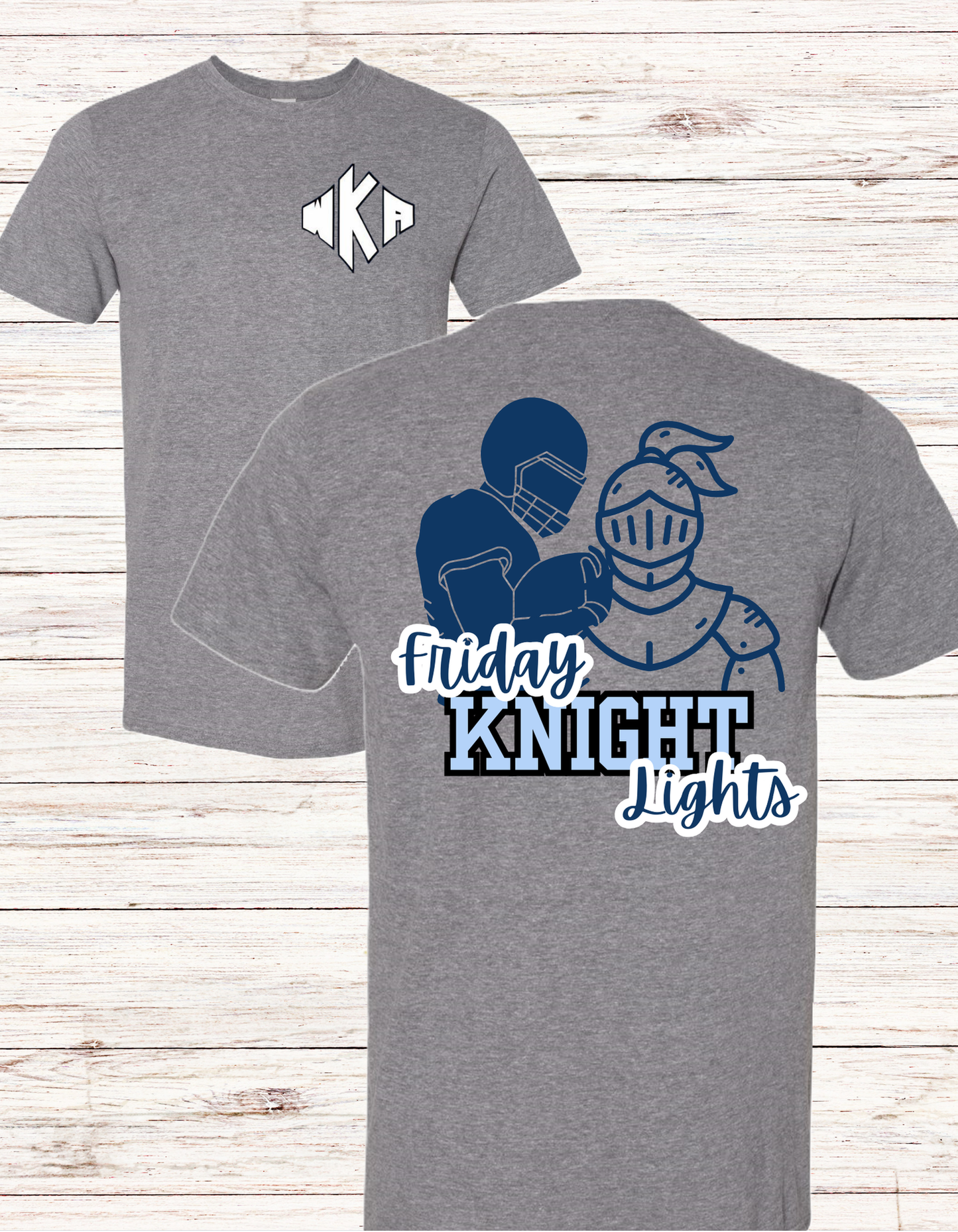 WKA Small Town Big Pride Football Tee