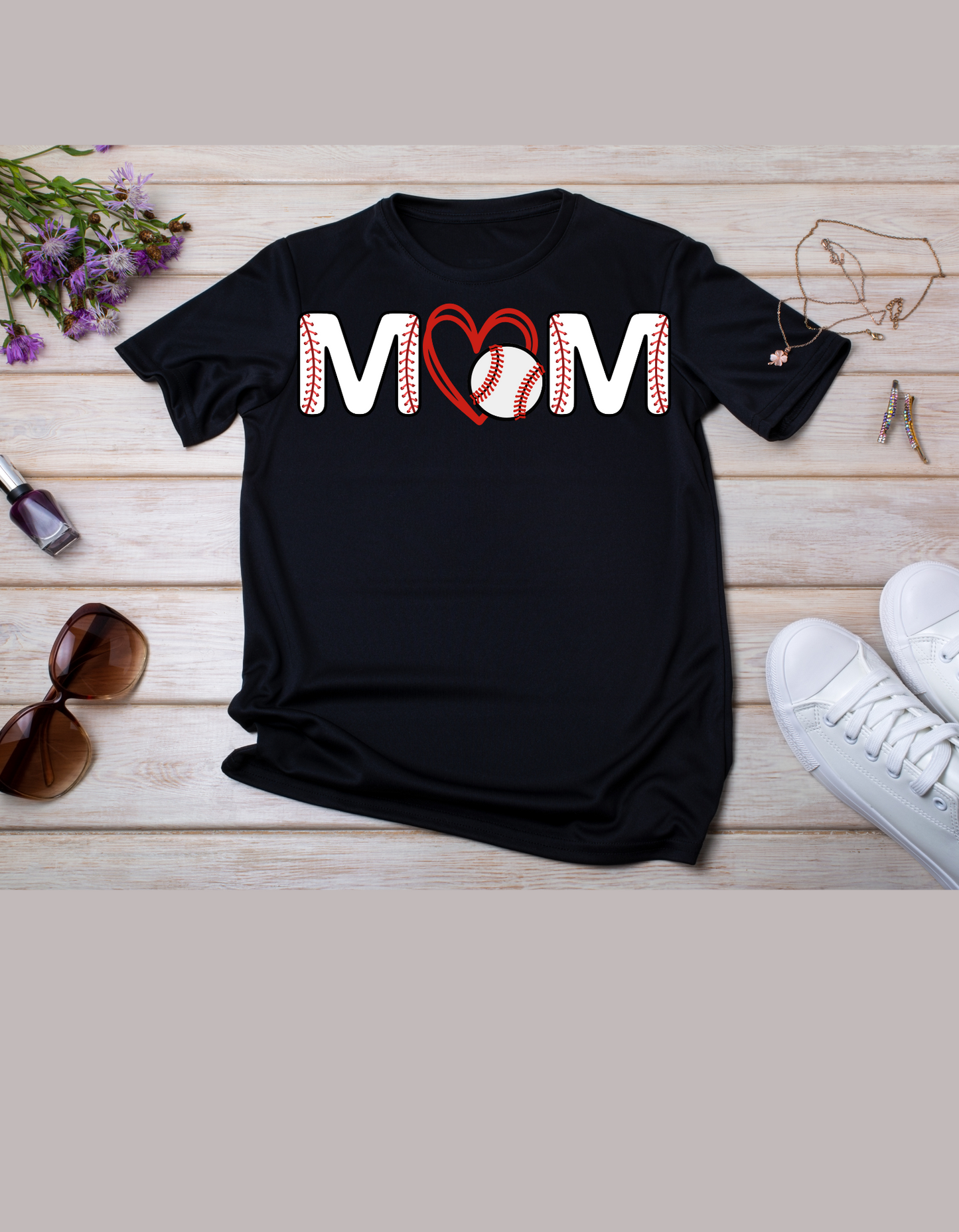 Baseball Mom Tee