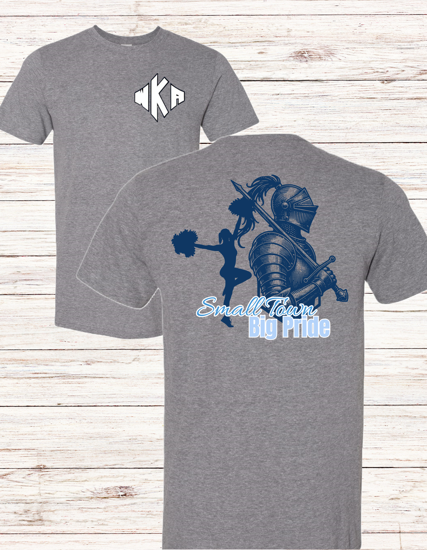 WKA Small Town Big Pride Knight Cheer Tee