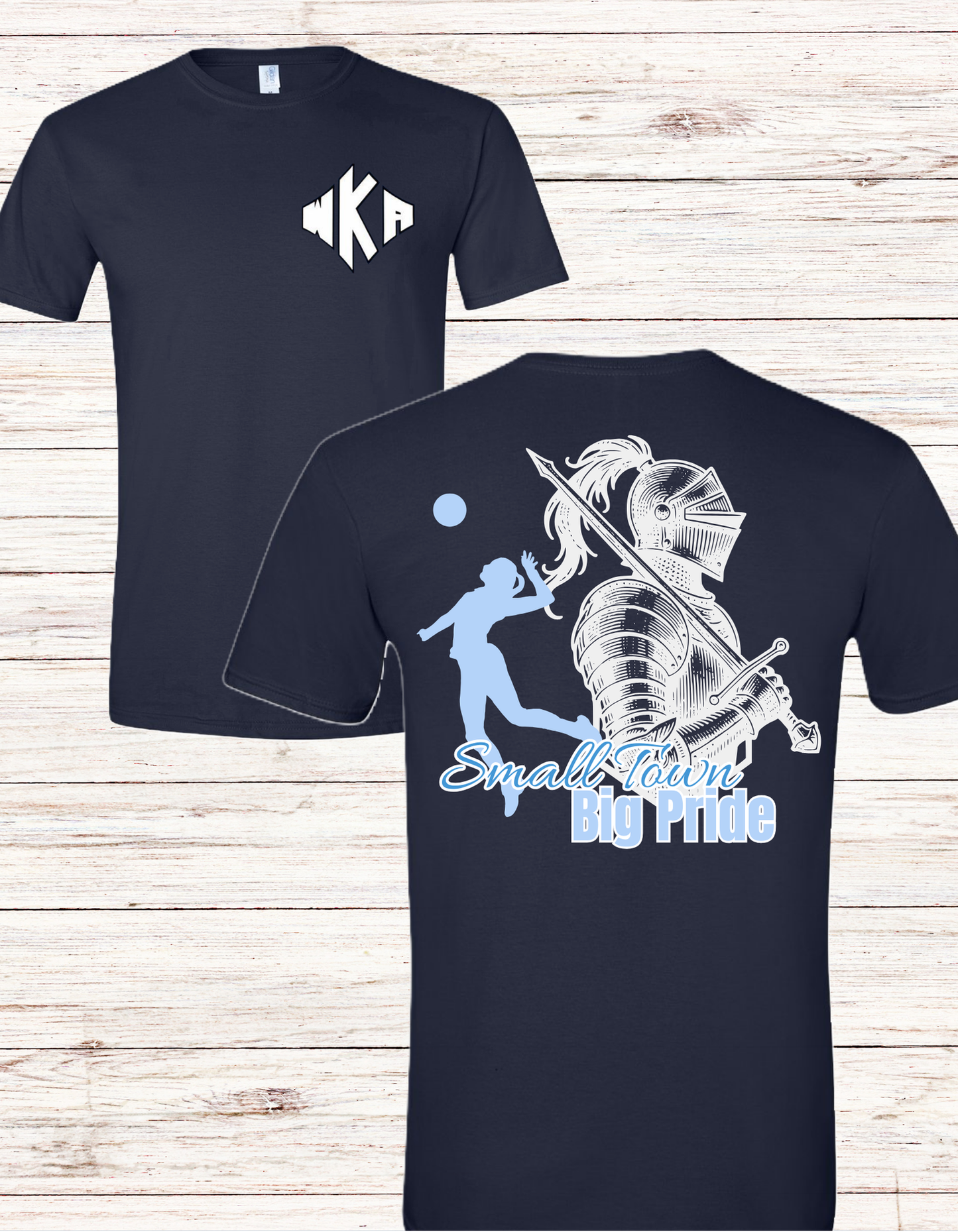 WKA Small Town Volleyball Player Tee