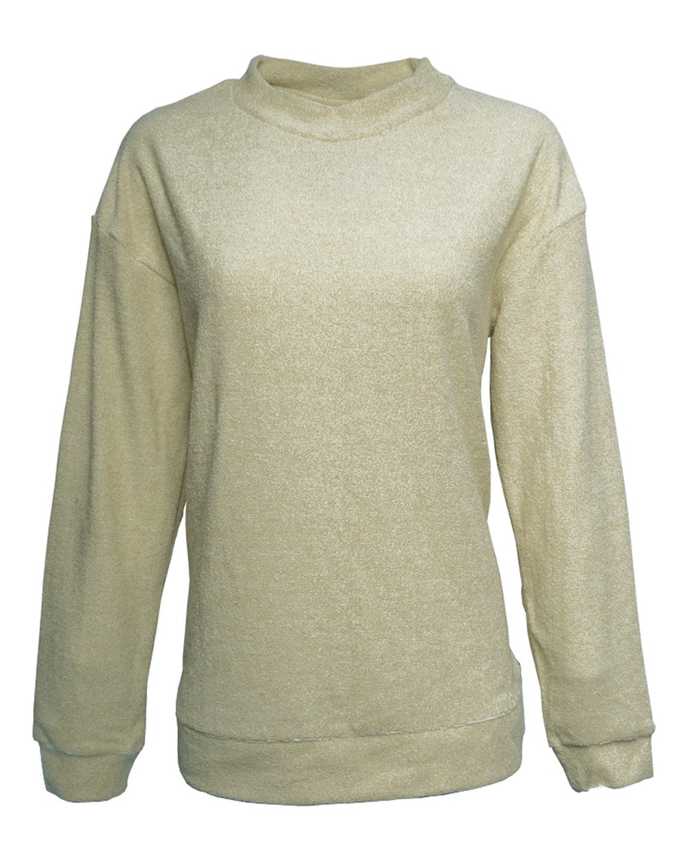 Women's Weekend Terry Mock Neck Pullover*