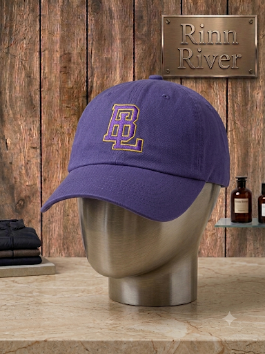 Relaxed Fit Cap-Purple: Block BL