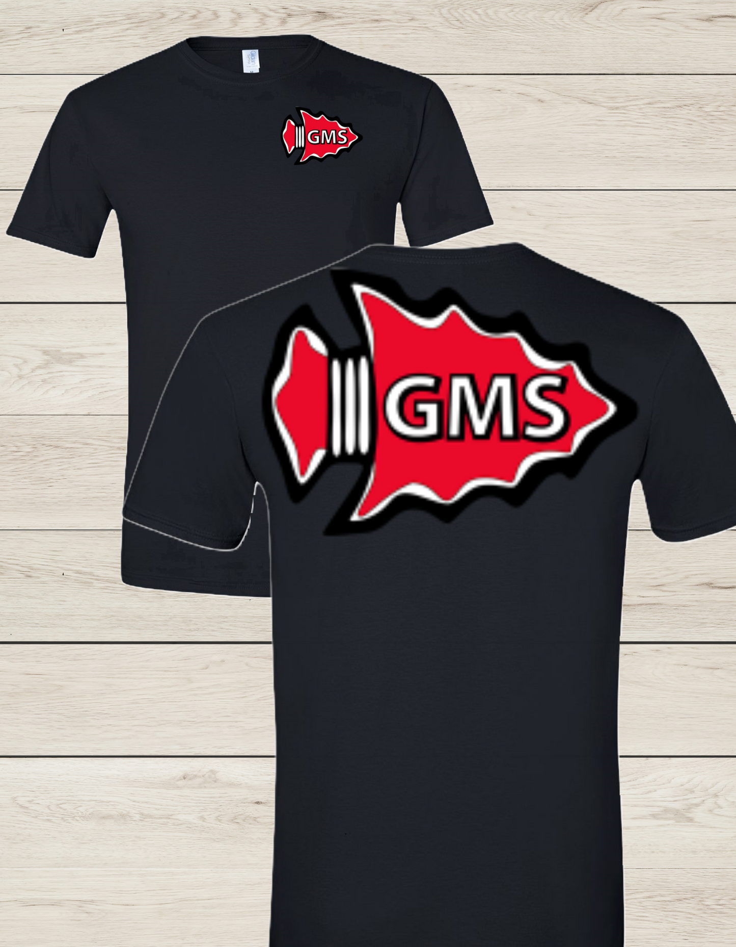 Gilbert Middle School Tee Front and Back