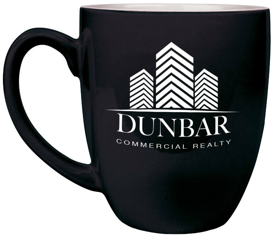 16 oz. Ceramic Bistro Mug, Black