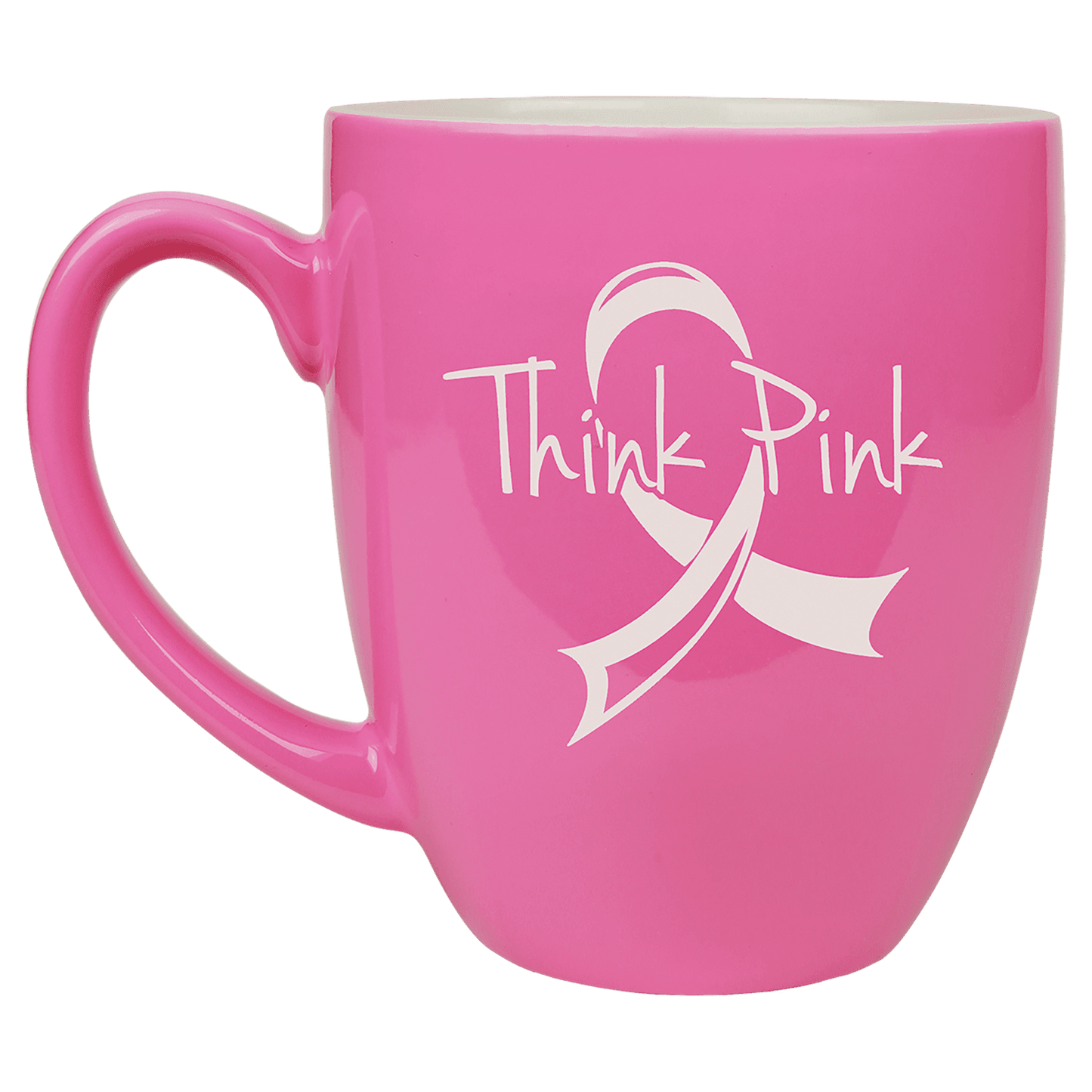 16 oz. Ceramic Bistro Mug, Pink
