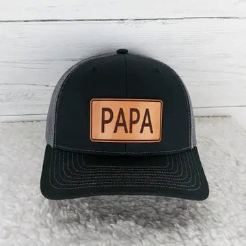 Richardson 112: Papa Leather Hat Patch