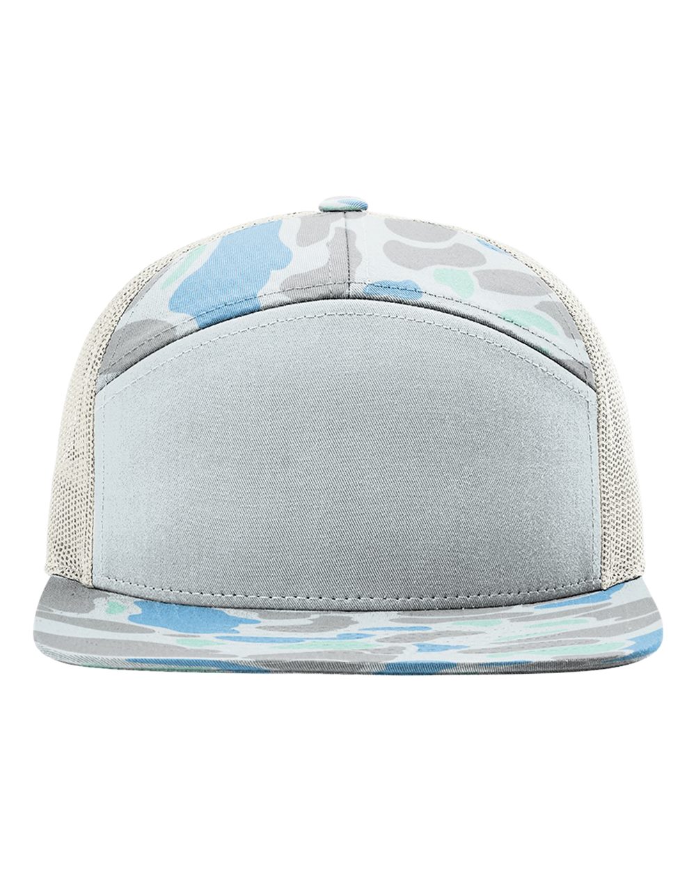 Embroidery: Richardson 168P -Printed 7 Panel Trucker Hat