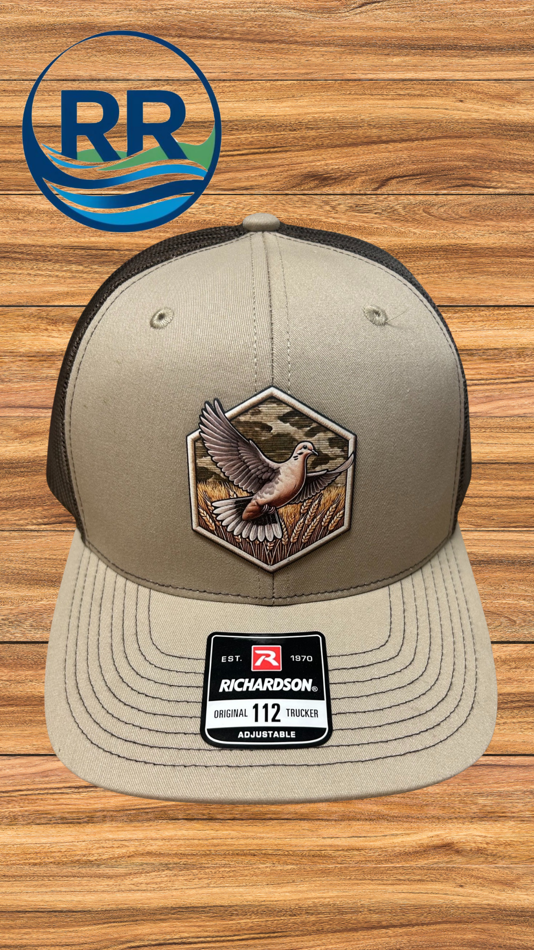 UV Patch Richardson 112 Trucker Cap: Dove*