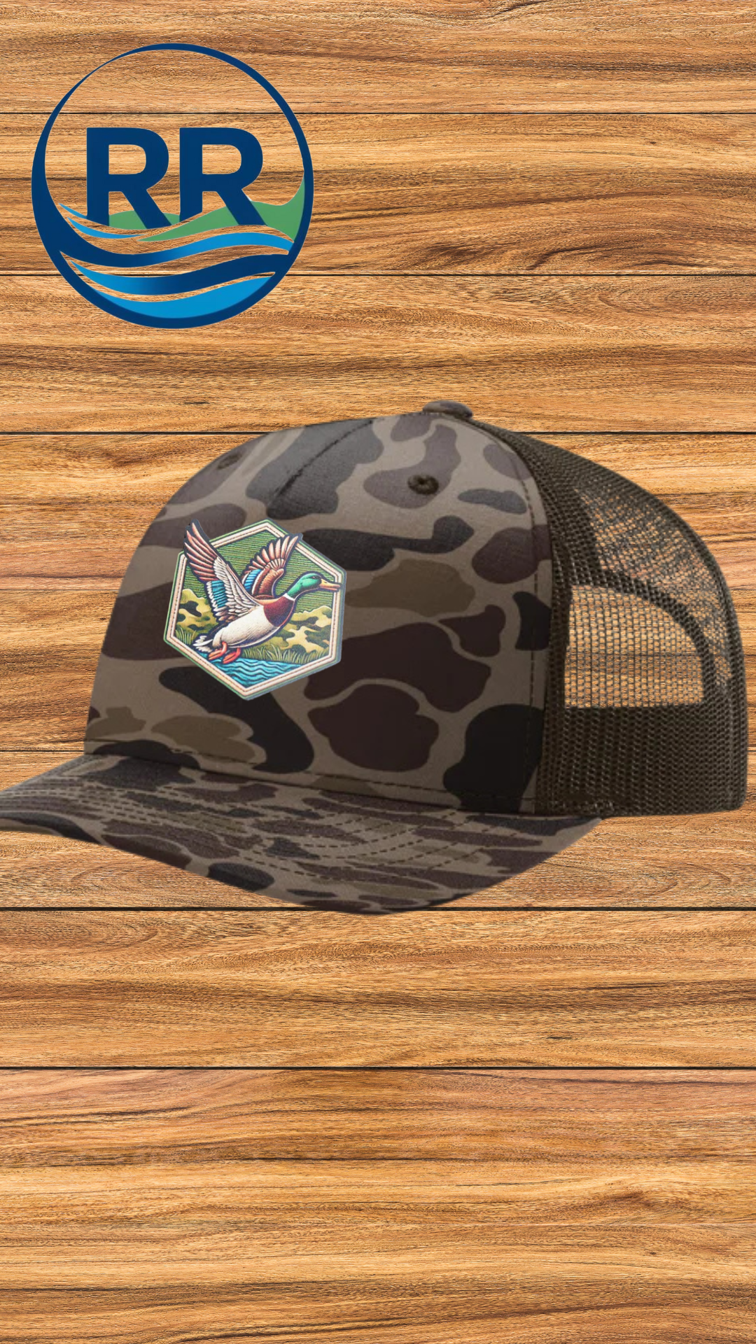 UV Patch Richardson 112PFP Trucker Cap: Mallard*