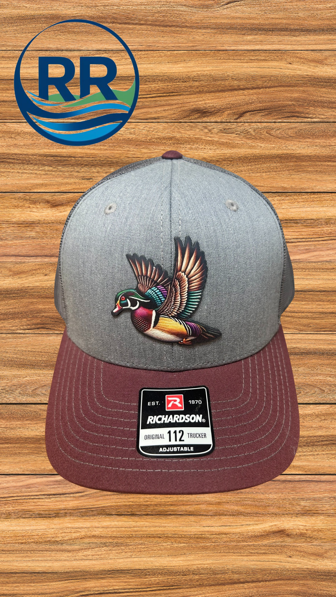 UV Patch Richardson 112 Trucker Cap: Wood Duck*