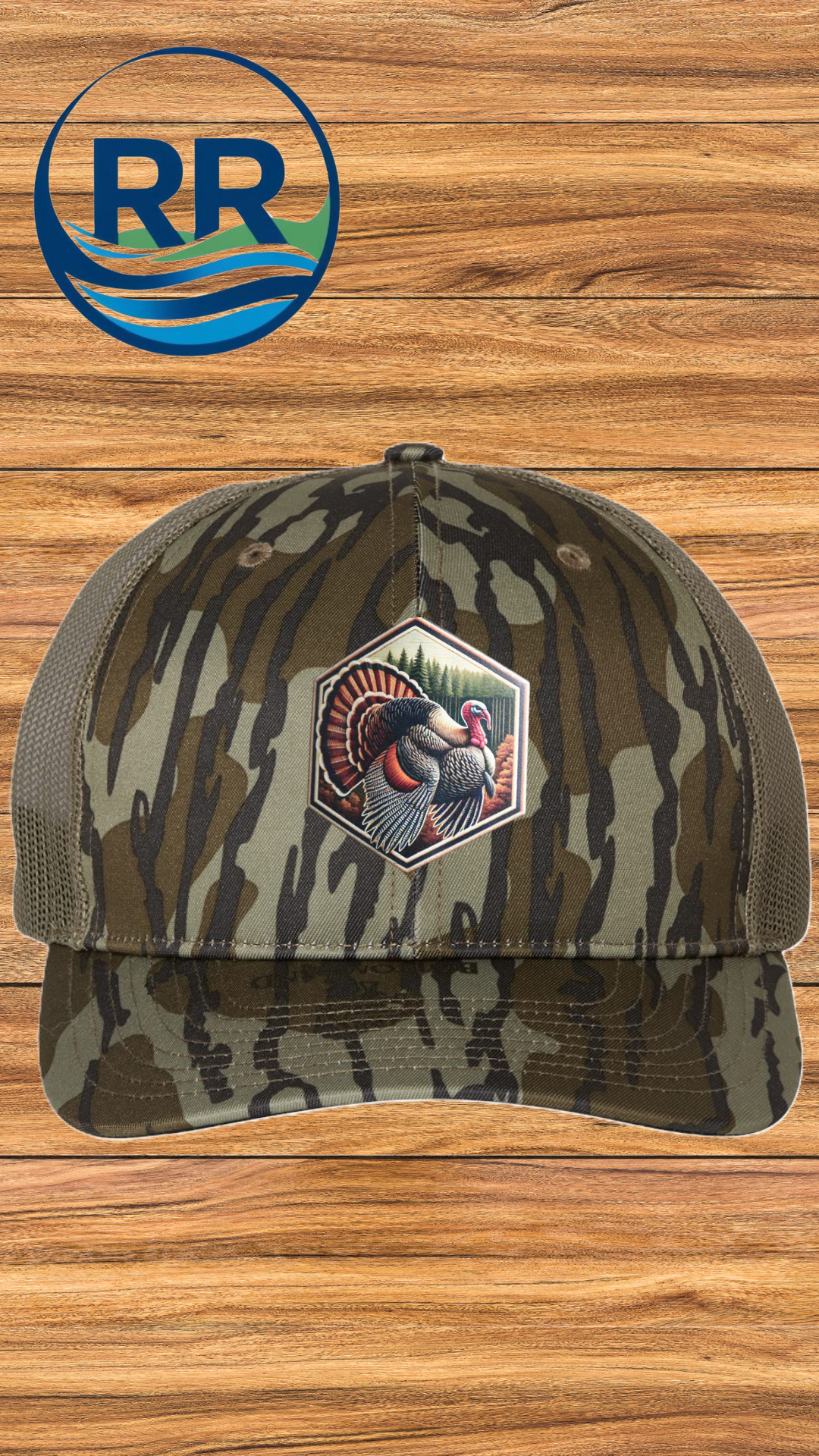 UV Patch Richardson 112P Trucker Cap: Turkey*