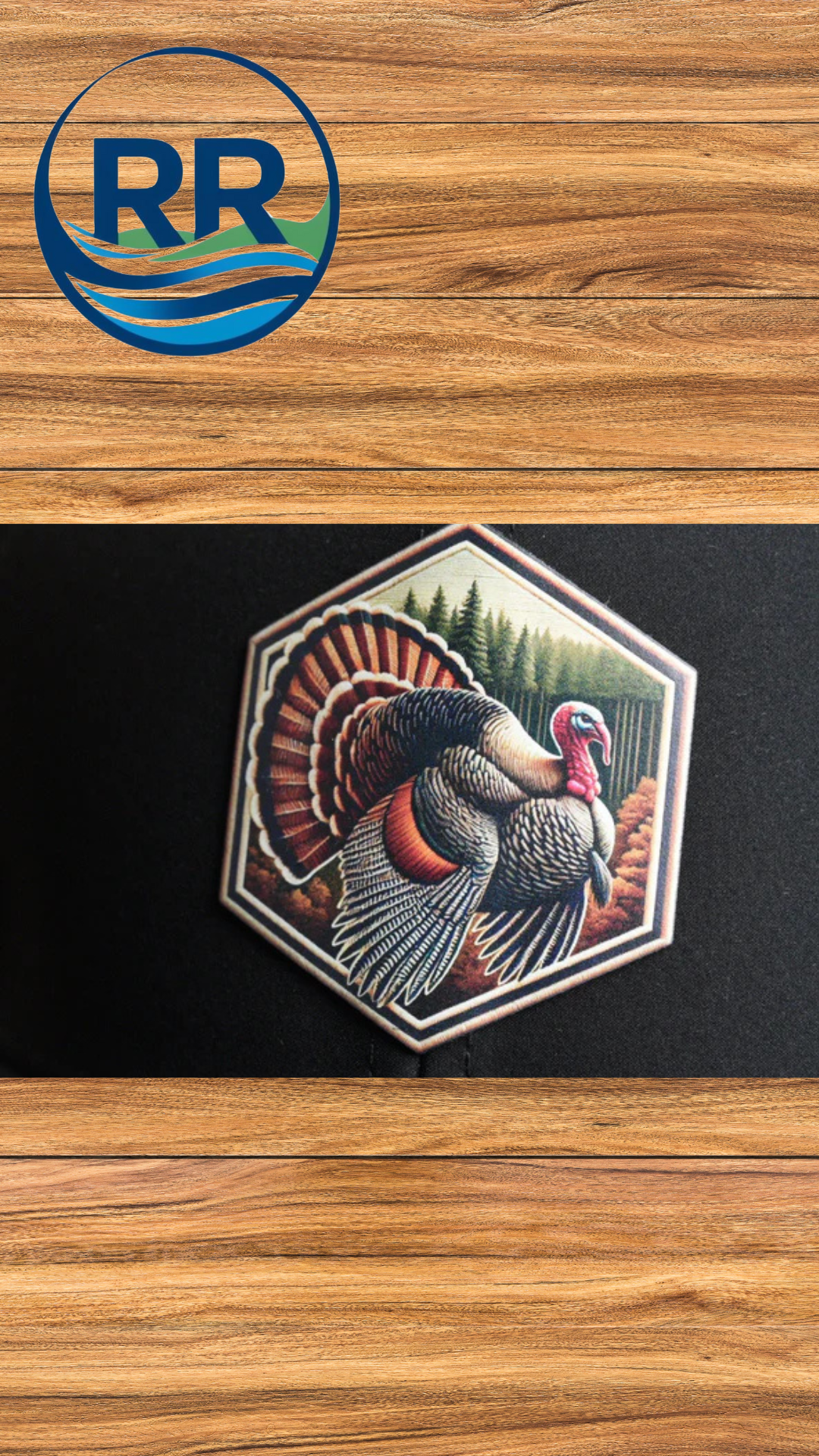 UV Patch Richardson 112P Trucker Cap: Turkey*