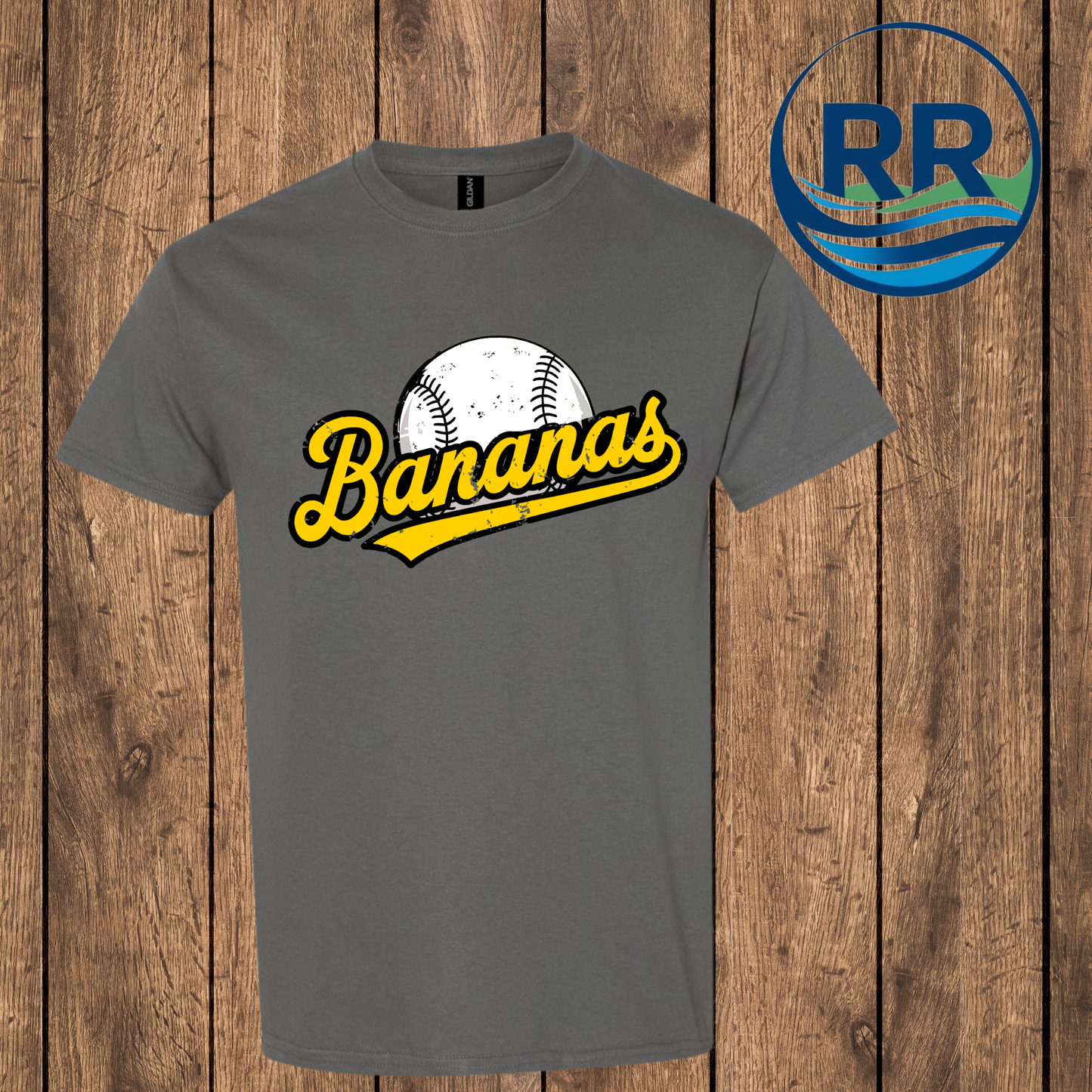 Bananas SoftStyle T, Charcoal