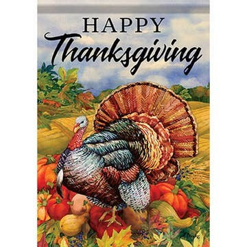 Thanksgiving Foliage Garden Flag*