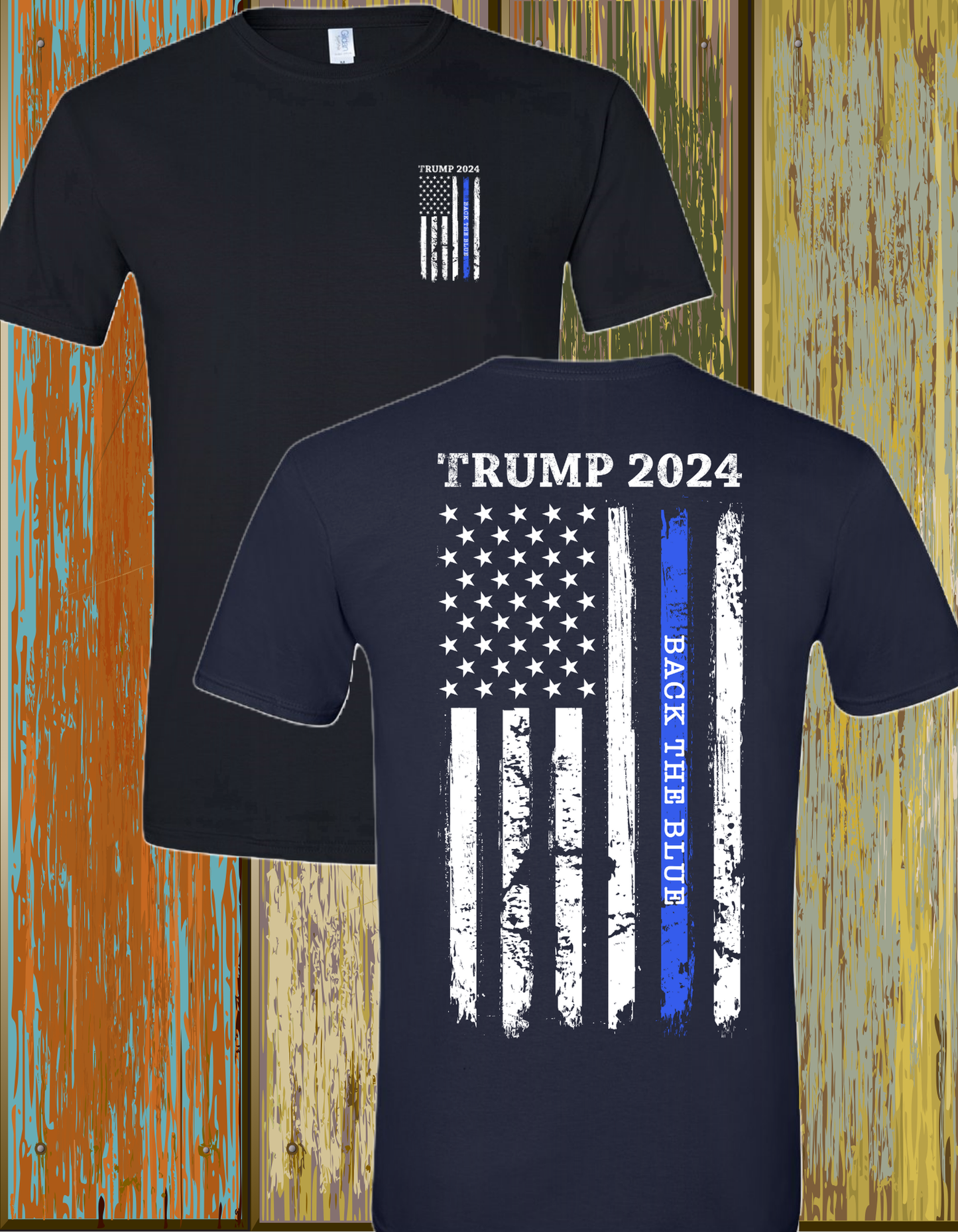 Back The Blue T Shirt*