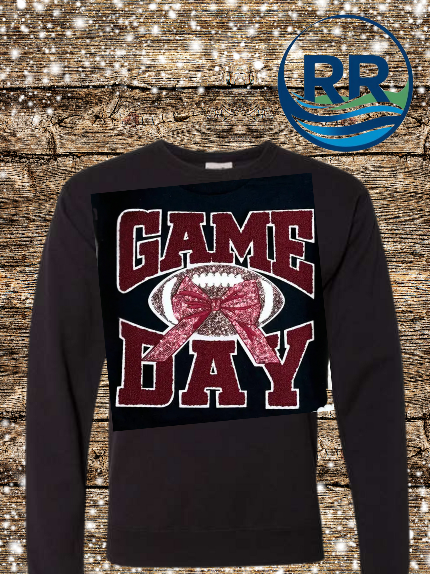 Football Garnet Game Day on ComfortWash Crewneck