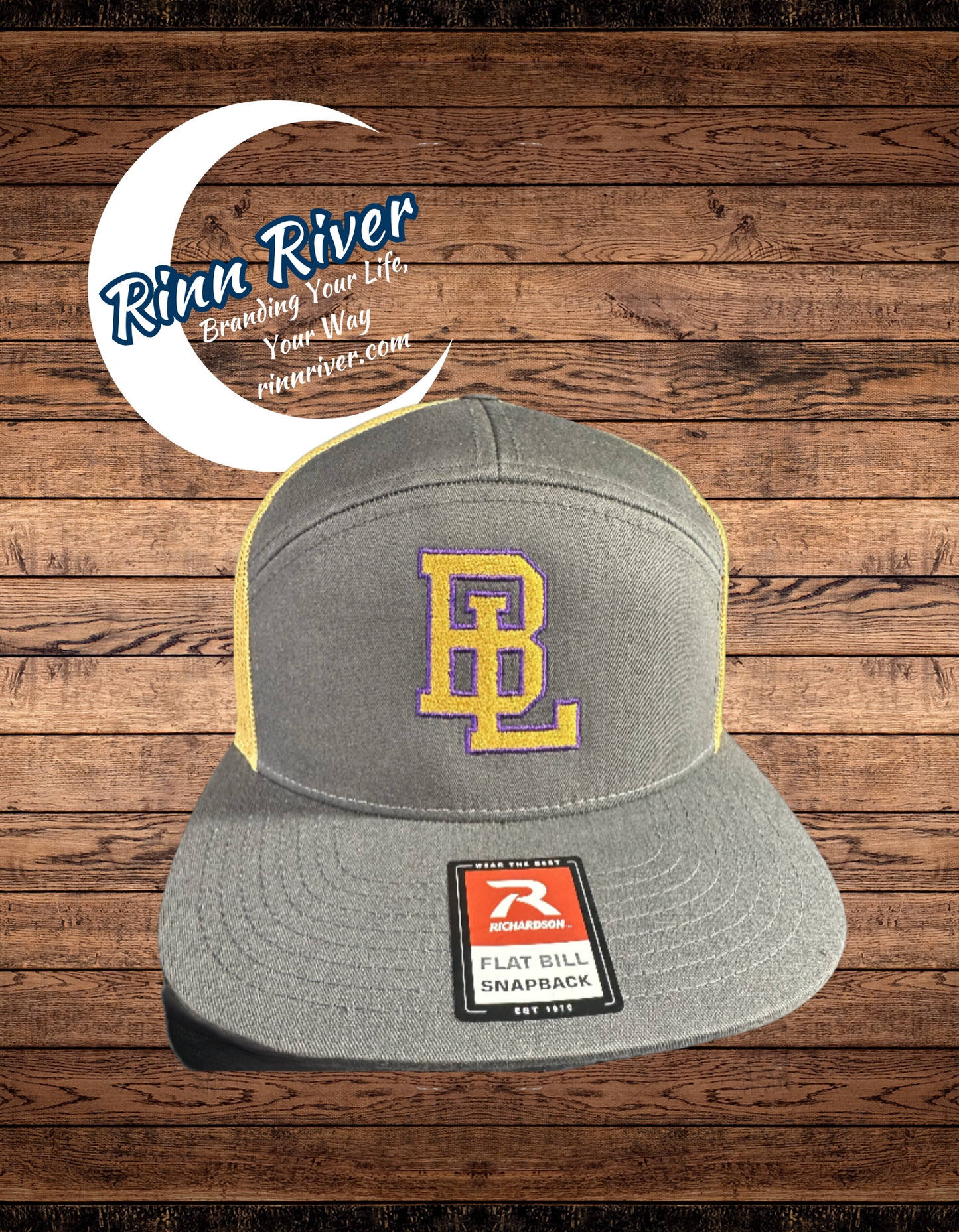 Richardson 168 Batesburg-Leesville: Charcoal/ Old Gold