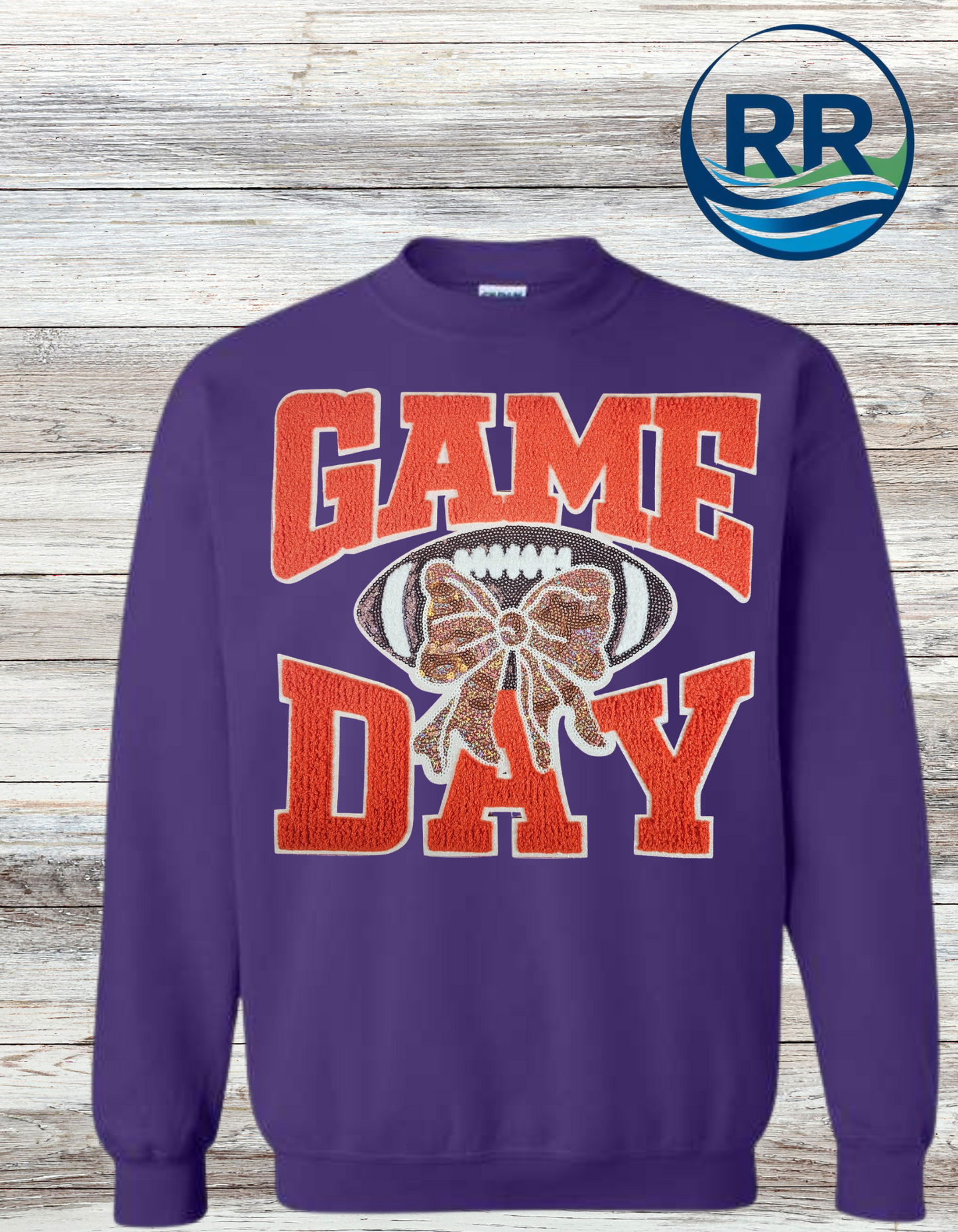 Football Game Day Crewneck Orange