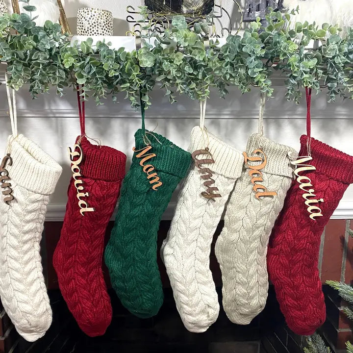 Solid Cable Knit Stocking*