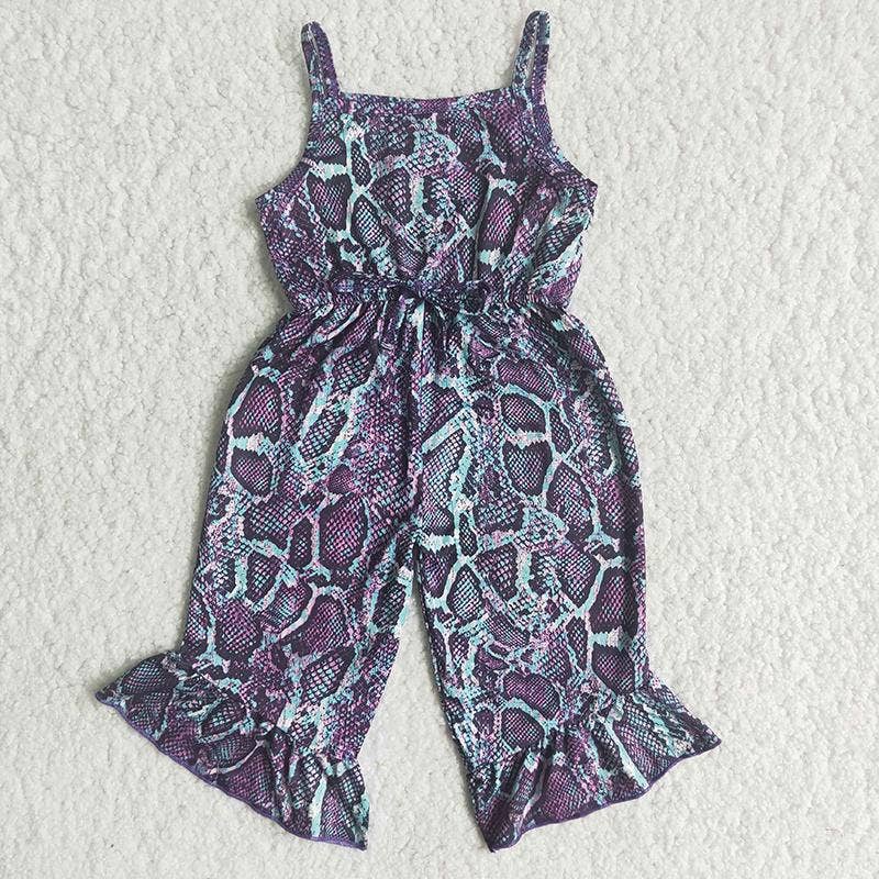 Girl Snake Skin Jumpsuit*