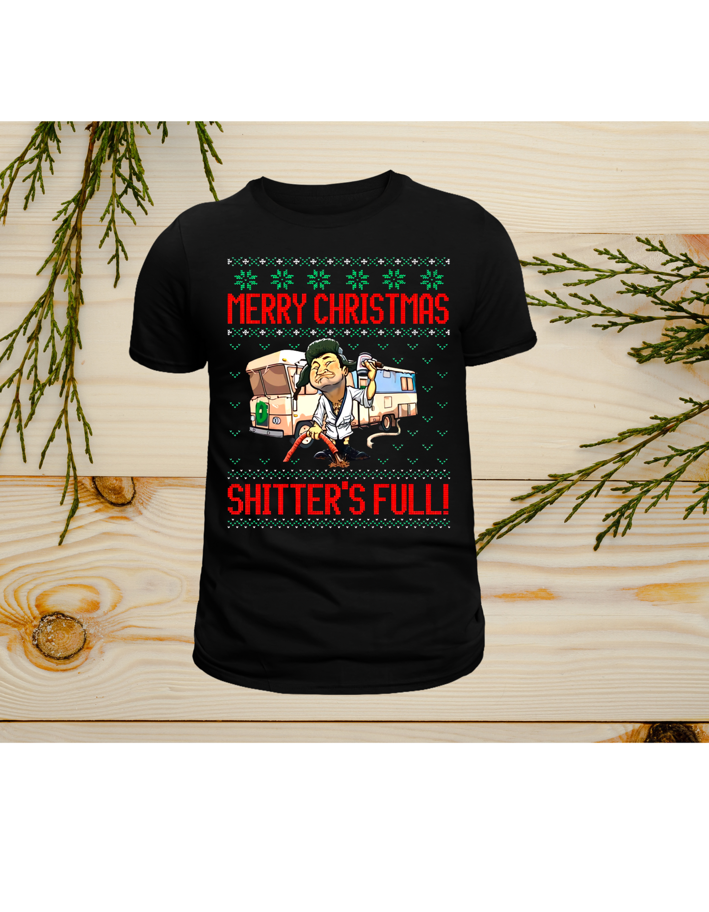 Merry Christmas Shitters Full Short Sleeve T-Shirt*