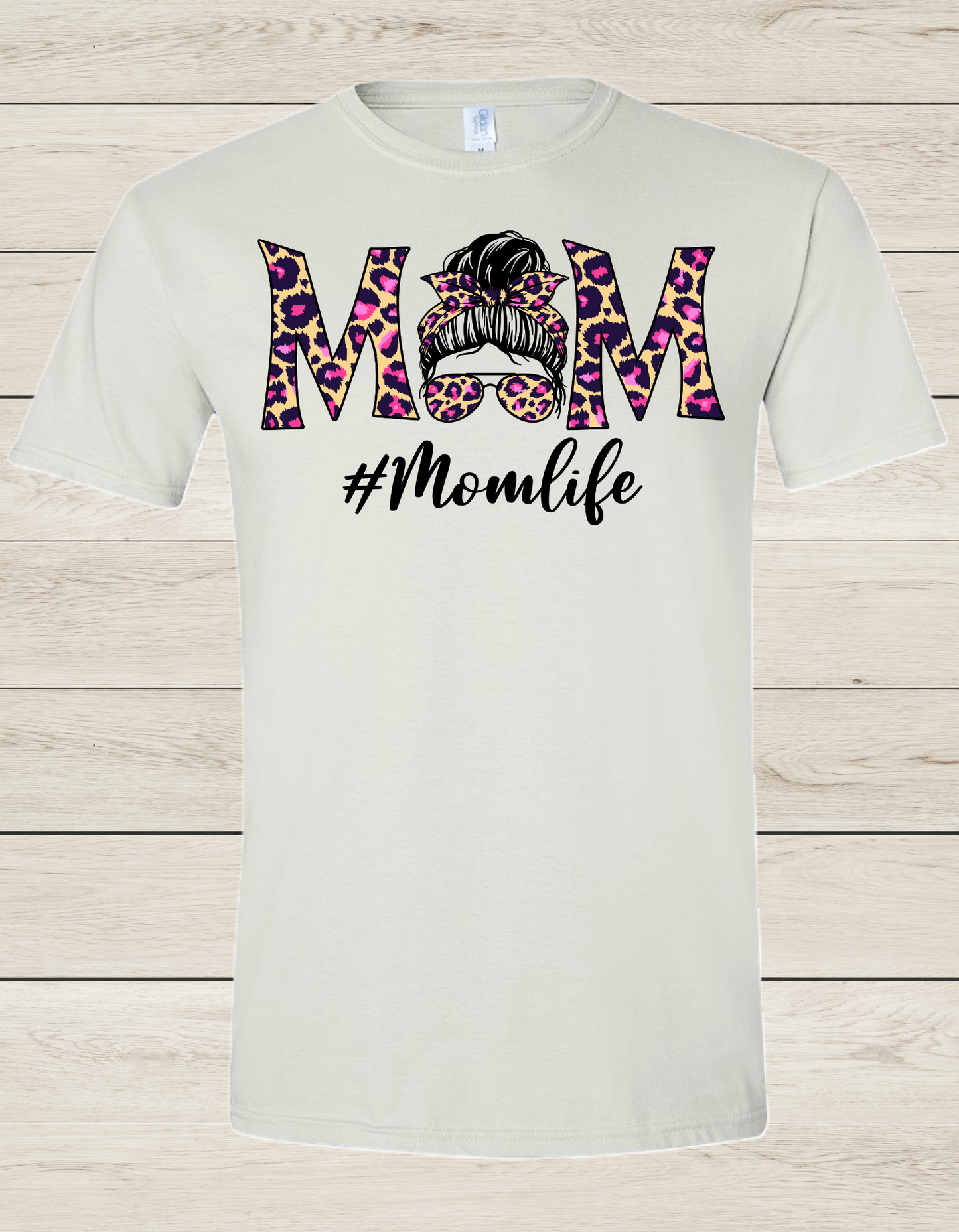 Mom Life Short Sleeve Tee/ White*