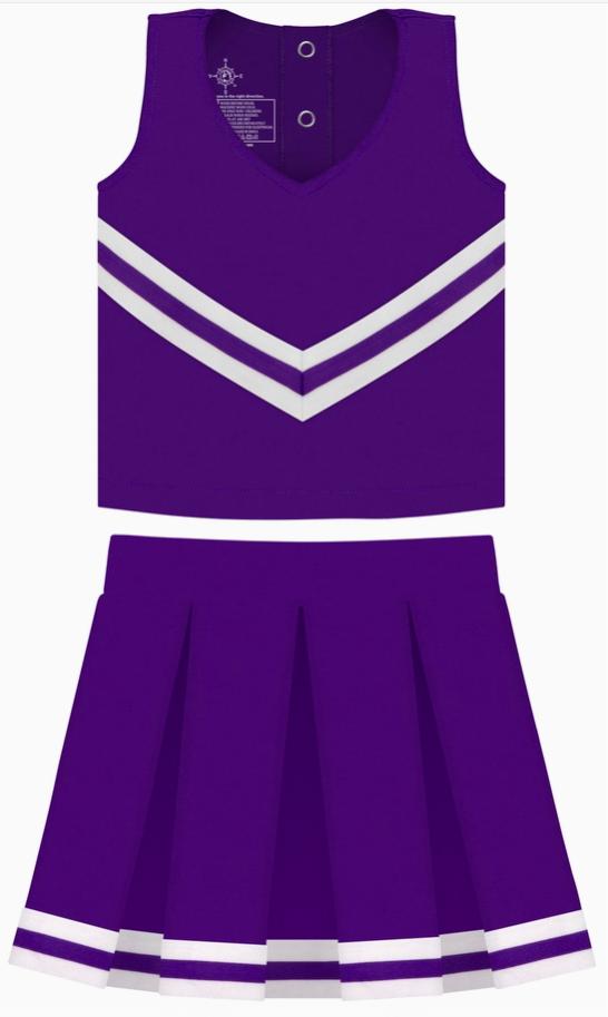 Custom Girls 3-Piece Cheer Dress: Saluda