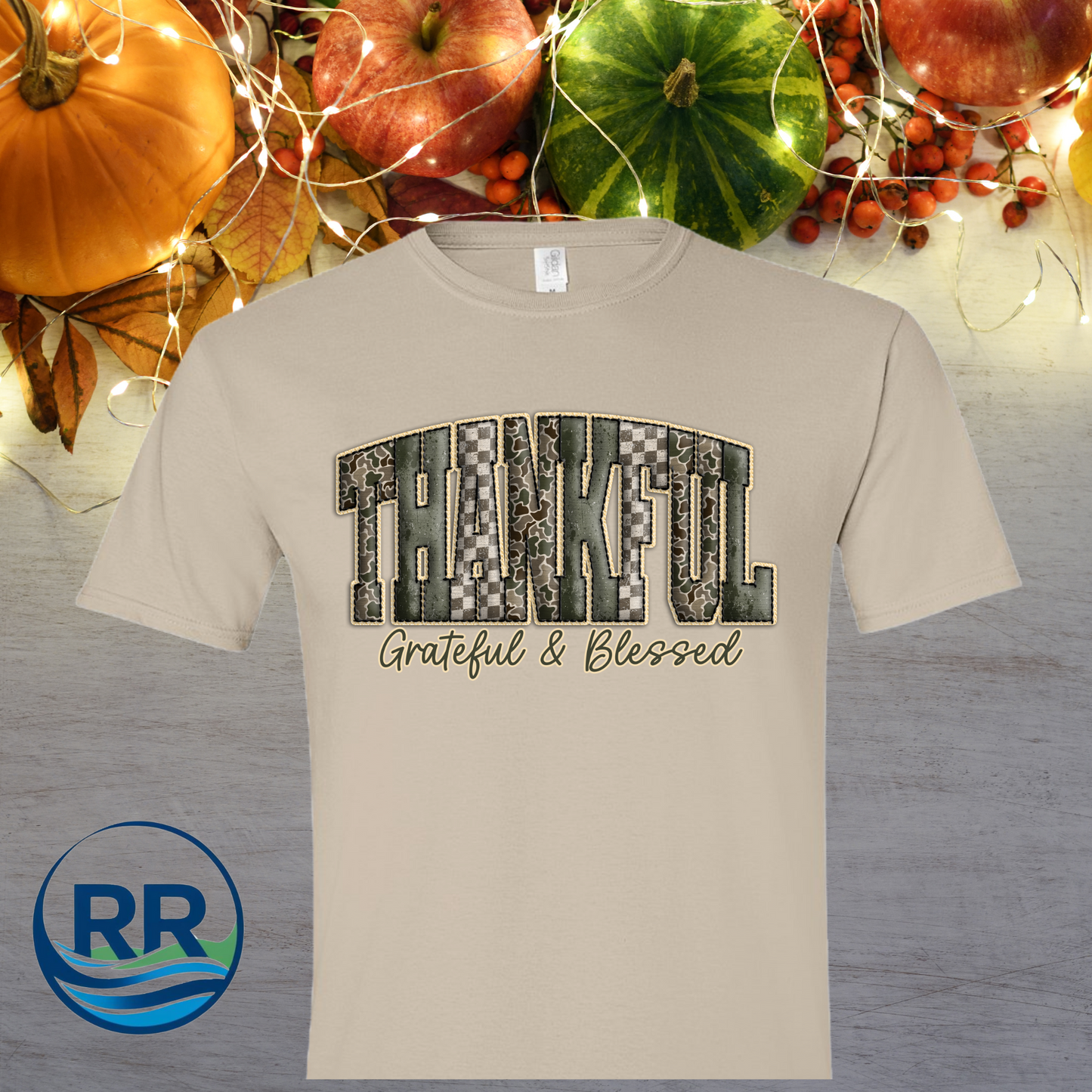 Thankful T-Shirt: Sand