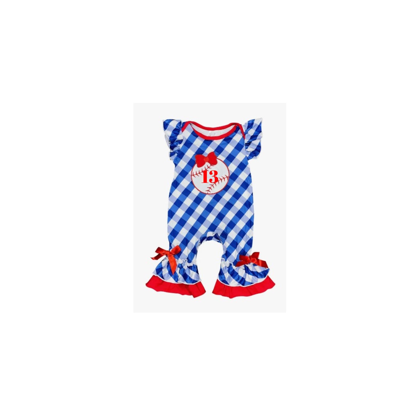 Baseball Romper*