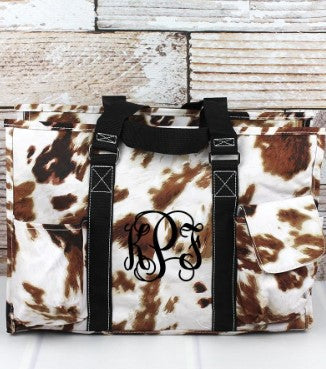 Cow Print Utility Tote*