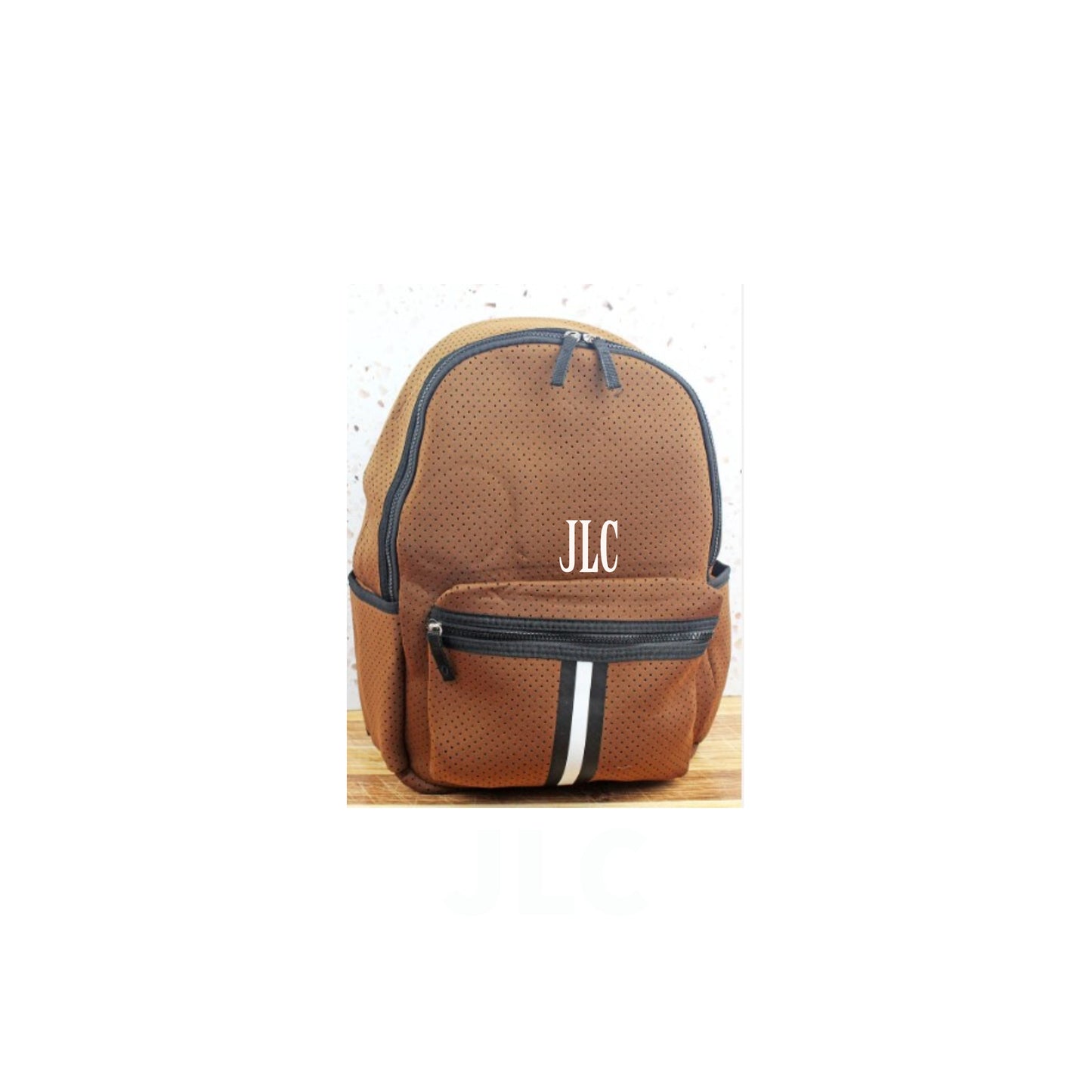 Spencer Coffee Neoprene Backpack*