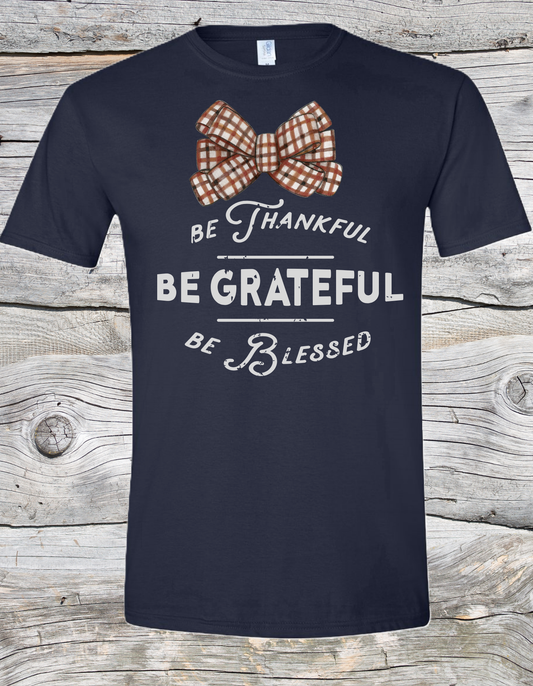 Thankful Grateful Blessed Tee