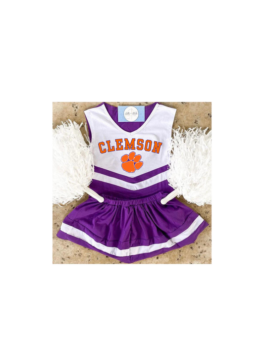 Clemson Cheer Unform Purple