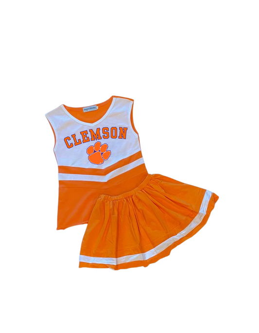 Clemson Cheer Unform Orange