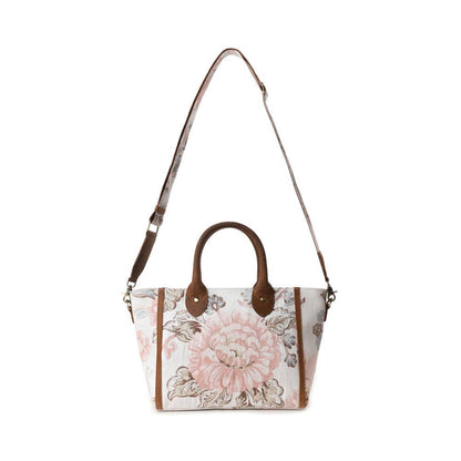 Myra Rosy Trails Crossbody Bag in Faded Plum: Faded Plum