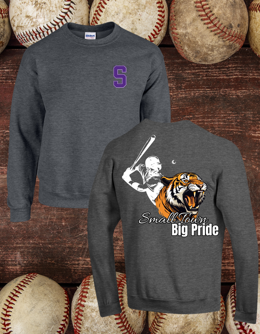 Saluda Baseball Full Back Crew Neck*