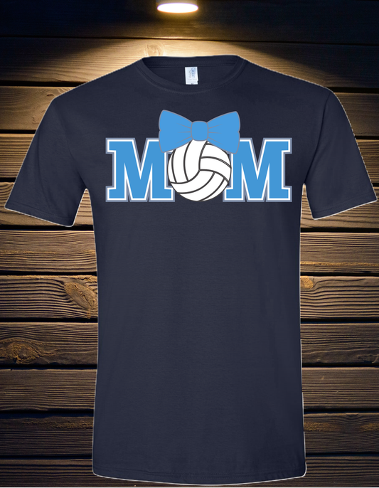 WKA Volleyball Mom Bow Tee