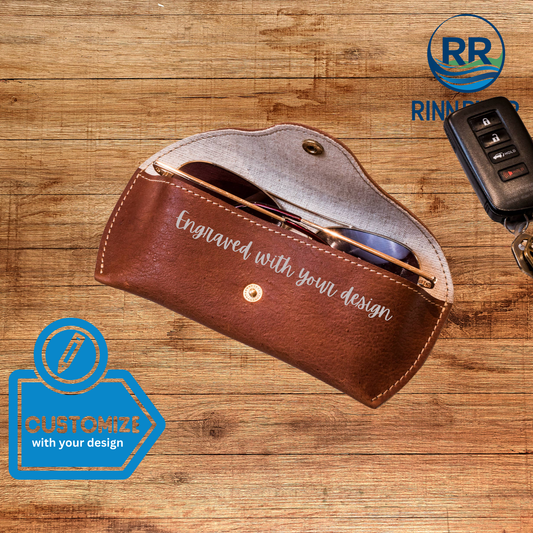 Sunglass Holder: brown.