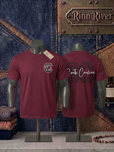 SC Leopard South Carolina T Shirt