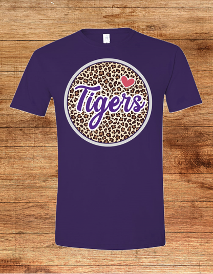 Leopard Circle Tiger Tee