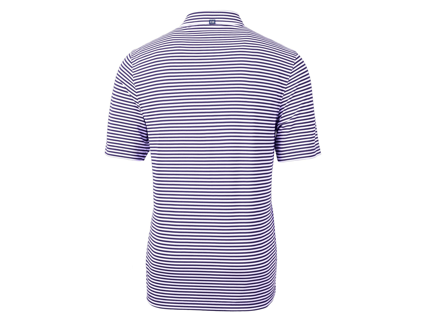 Cutter & Buck Stripe Men's Polo: College Purple