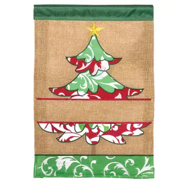 Christmas Tree Garden Flag