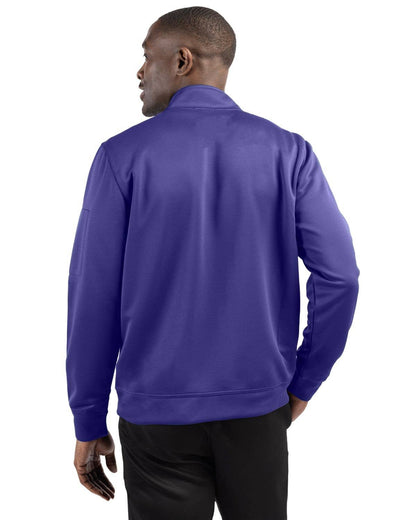 Clique Men's Lift Performance Quarter Zip: Purple